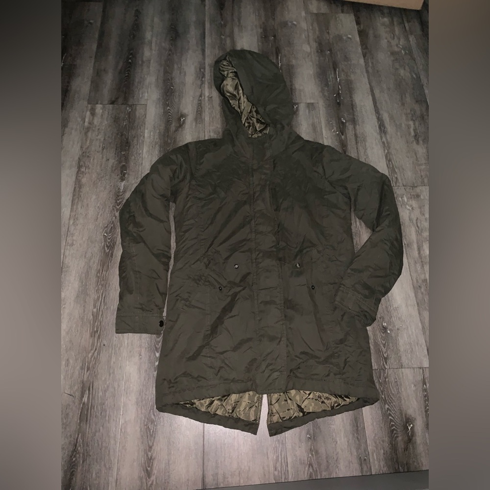 Tinsel green coat jacket